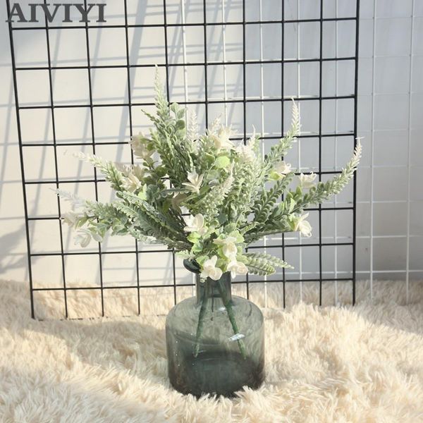 

artificial vanilla mini berry spike flowers bouquet for home plant wall decor cereals flower decorative & wreaths