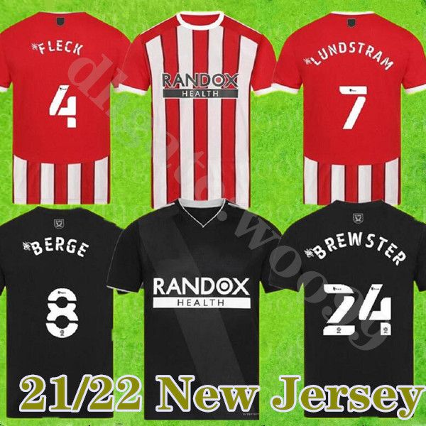 

2021 2022 sheffield soccer jerseys mousset united 21 22 mcburnie lundstram fleck third football shirt norwood sharp men kids kit jersey home, Black;yellow