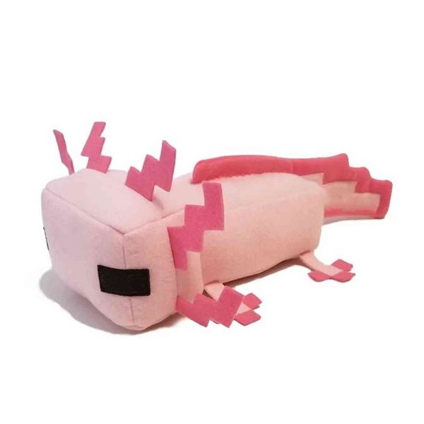 30 cm cor-de-rosa Axolotl pelúcia brinquedo macio pelúcia boneca de pelúcia cartoon figura pelúcia brinquedos crianças adultos plushie gamer presente decoração Y211119