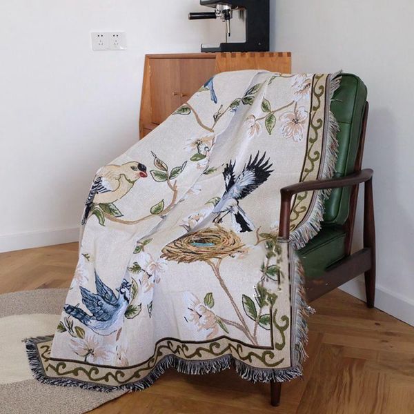 

blankets bohemian casual carpet decoration snake blanket sofa leisure single tapestry throw