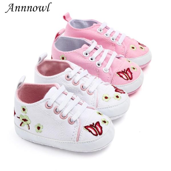 

first walkers baby girl shoes anti-slip soft sole toddler walking cute butterfly floral born infant for 1 year old boys crib footwear