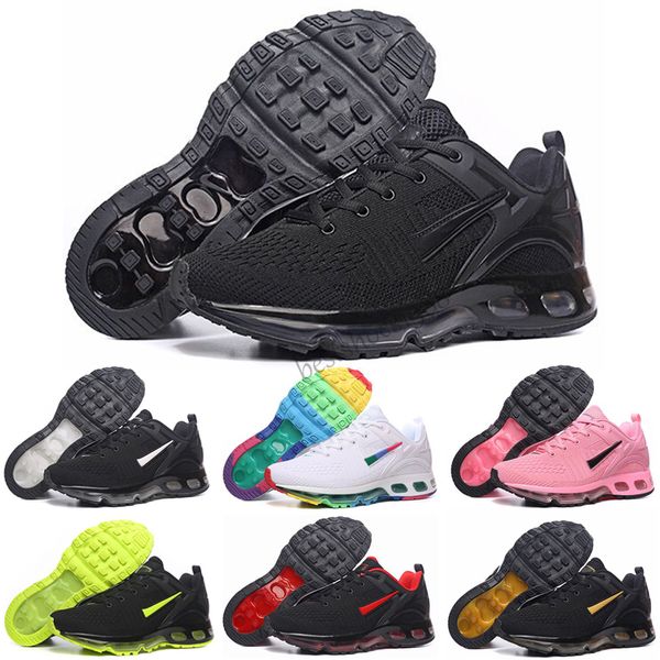 

360 men women shoes triple white laser blue summit university red mens trainers sports sneakers size 36-45, Black