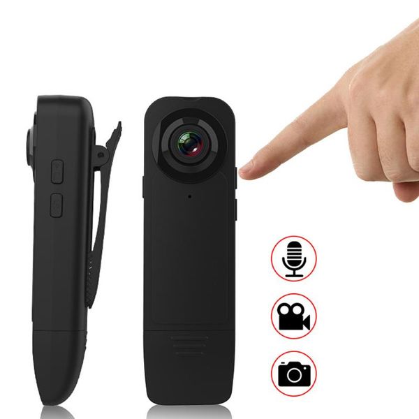 

arrival 1080p hd mini recorder small portable multifunctional night vision body worn camera black cameras