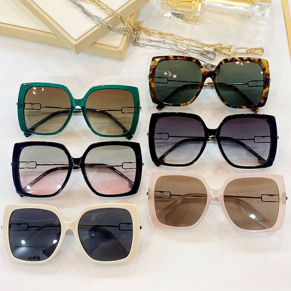 

womens sunglasses with chain 4332 fashion classic square frame catwalk style casual shopping glasses mens metal temples 57-16-140 uv400 prot, White;black
