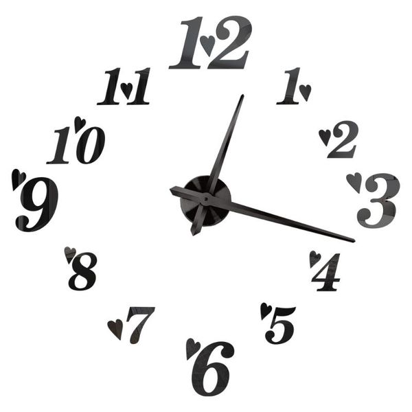 

wall clocks 2021 3d big clock diy acrylic mirror stickers quartz watch brief living room home decoration reloj de pared