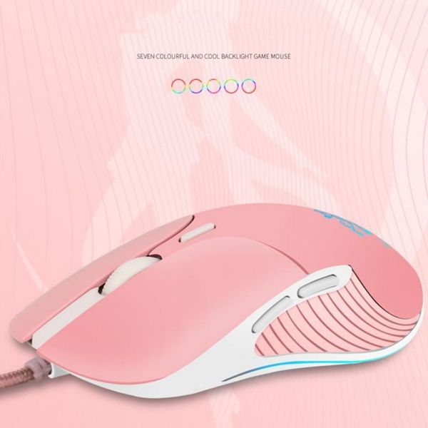 

mice 30% luminous wired silent ergonomic design gaming mouse computer lapaccessory