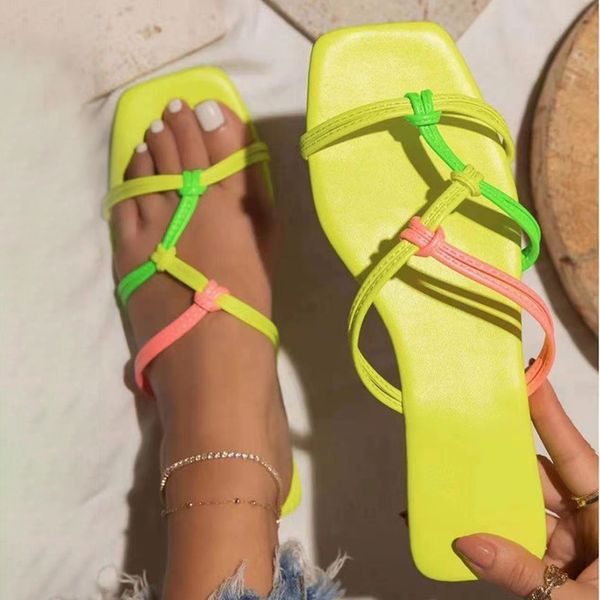 

factory_store01 new slippers weave leather women sandal ladies clip toe flat casual slides summer outdoor beach female flip flops ftgr54745g, Black