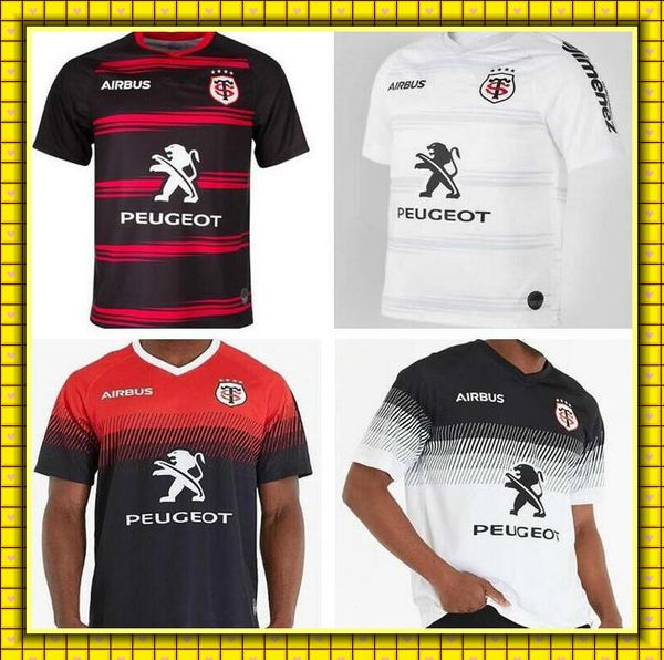 

rugby 20 toulouse jersey stade toulousain 2021 league tluth shirt leisure sports, Black