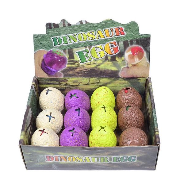 2021 Nova Anti Stress Balls Esprema os Brinquedos Chocando Dinossauro Ovos Ventilando Bolas De Descompressão Ansiedade Brinquedos