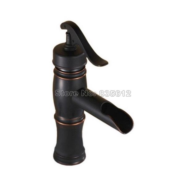 

bathroom sink faucets faucet / "water pump look" style black oil rubbed bronze single hole deck mounted vessel mixer taps whg012