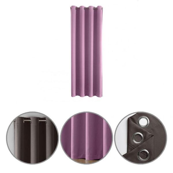 

curtain & drapes wrinkle-simple household shading polyester window treatment durable for bedroom