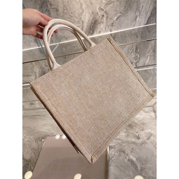 

canvas shopping aijia new letter printing simple wind large capacity tote bag