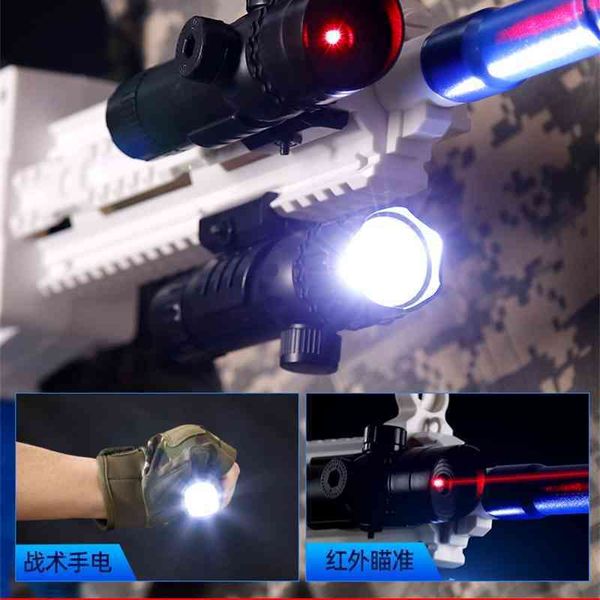 

35fully equipped with m416 bullet electric continuous firing children's toy gun, 6-10-year-old boy gift simulation soft egg machine