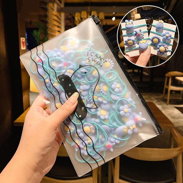 

hair accessories [xwen] girls kids cute head rope high elasticity rubber bands headwear simple fashion tz9629