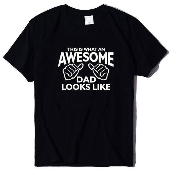 

awomedadlookslike english art print fashion t-shirt short sve, White
