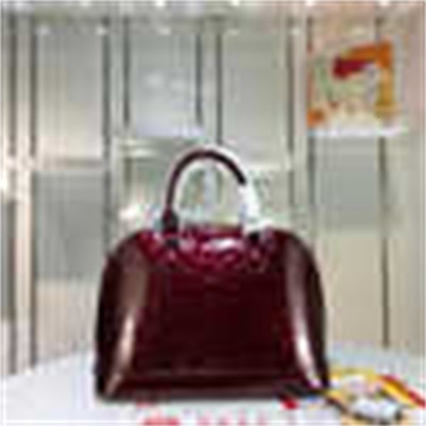 

designer luxury m91606 patent leather series alma bb handbags shell bags handbags iconic handles shoulder bags totes cross brand body ba