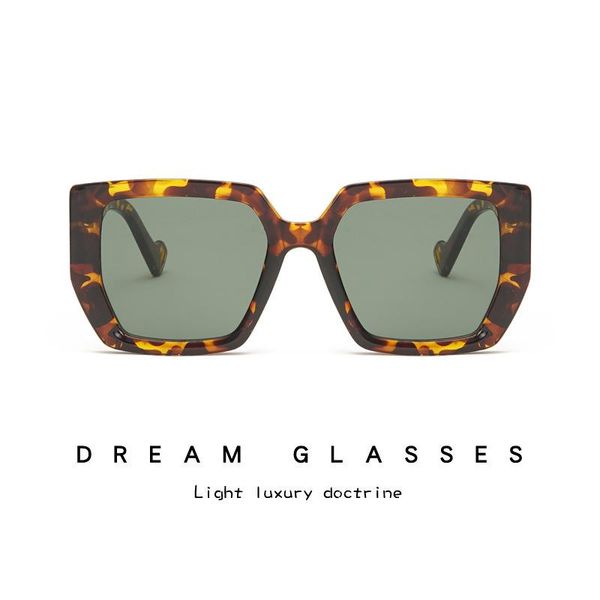 

sunglasses 2021 black fashion large frame women's street, White;black