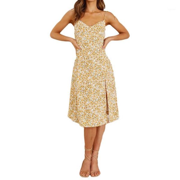 

women's swimwear floral dress, flower printing spaghetti straps v-collar clothing for female, White;black