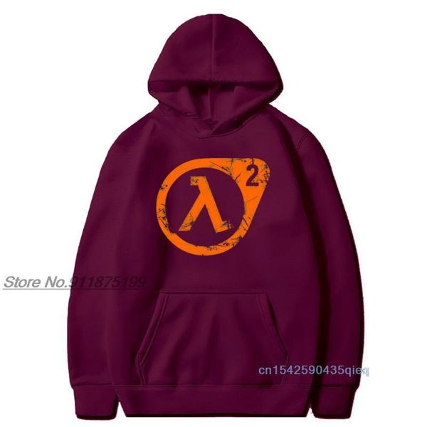 

men's hoodies & sweatshirts half life 2 game xen g-man funny mens 100% polyester autumn and winter 2021 print logo design long sleeve, Black
