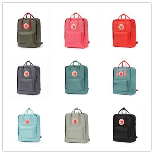 

2021 swedish arctic fox fjallravan kanken classic backpack kids and women, fashion style design bag junior high school canvas waterproof bac