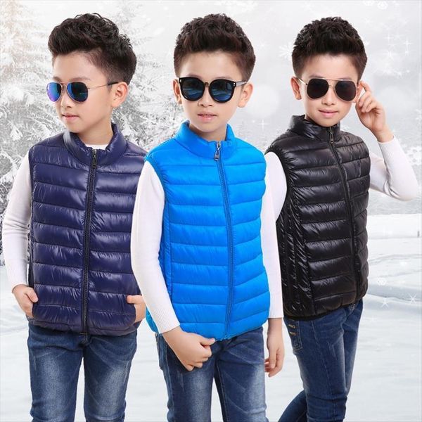 

light down cotton vest children autumn winter boys girls waistcoat, Camo