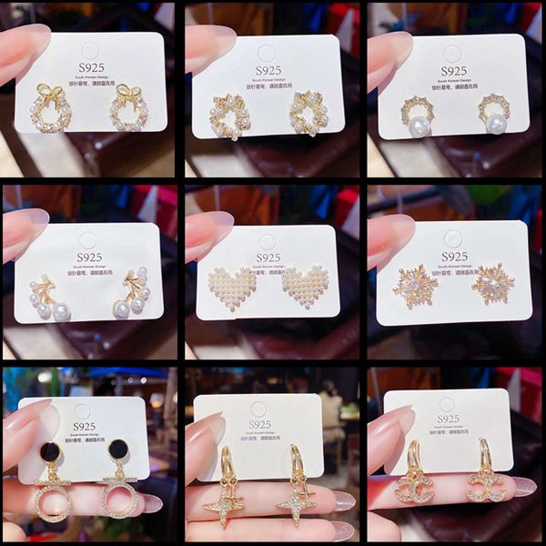 

style small fragrance earrings female simple earrings fashion creative