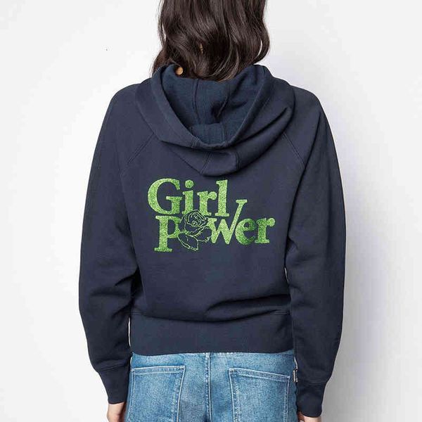 

hoodies rowling city letters female impression hoodie autumn the cashmere neck thicken cotton graphic shirts, Black