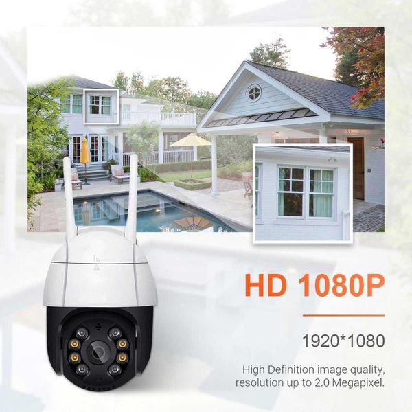 

wifi ip camera outdoor ai human detect wireless h.265 p2p audio security cctv cameras