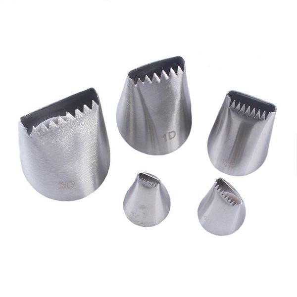 

baking & pastry tools icing piping nozzles stainless steel decorating tip cake cupcake decorator rose accessories tools2021