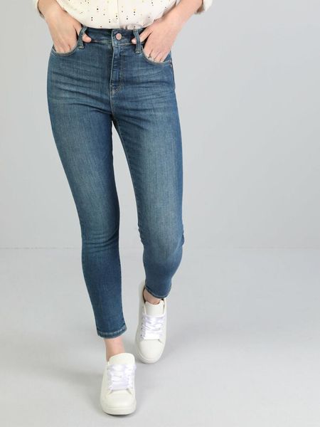 

blue woman pants cl1045984 women's & capris, Black;white