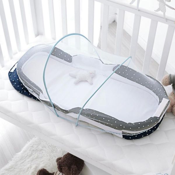 

baby cribs portable multifunctional crib born cradle bed foldable child simple with mosquito net