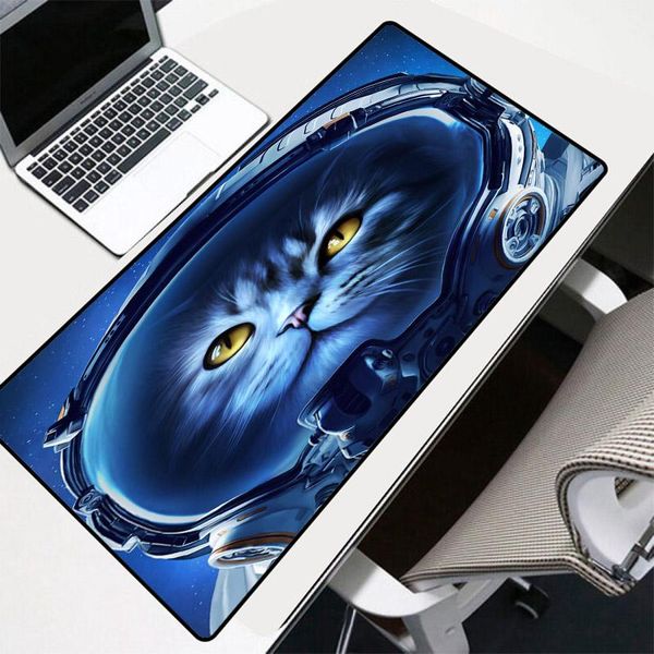 

mouse pads & wrist rests xgz large pad 70x40/80x40/90x40cm hd wall cute cat printed computer notebook for gaming