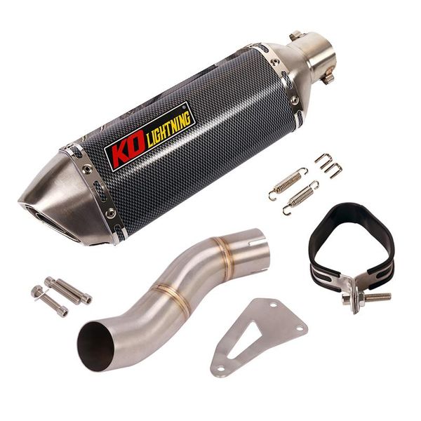 

motorcycle exhaust system motocycle muffler escape mid link tube for 1050 r 94r