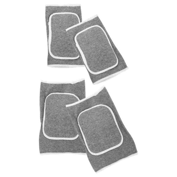 

elbow & knee pads 1 set of durable breathable protective guard thickened, Black;gray