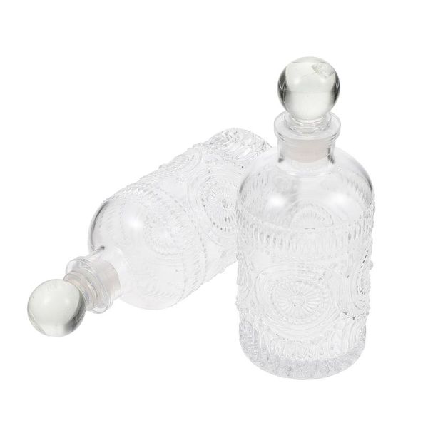 

storage bottles & jars 2pcs 200ml fragrance glass diffuser refillable container