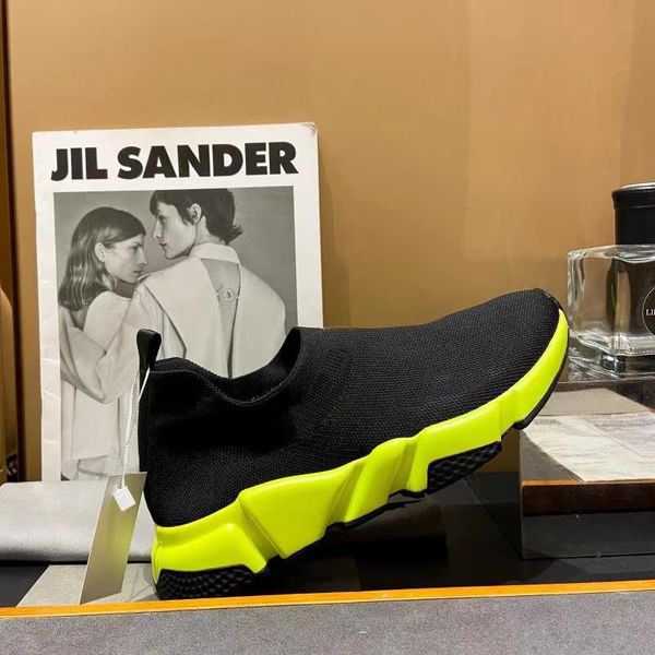 

2021 new fashion shoes luxury designer quality speed trainer womens sneakers mens casual genuine leather size 35-45 a02, Black