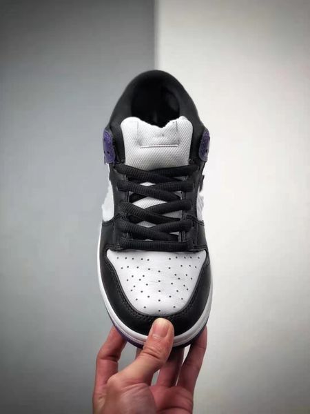

low-skate shoes dunk dark purple white men women size36-46