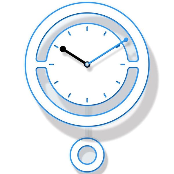 

wall clocks 1pcs pollution-acrylic fashion clock living room creative mute bedroom pendulum home modern