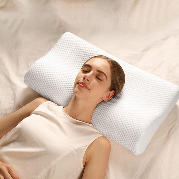 

pillow soft massager for cervical health care memory foam orthopedic neck fiber slow rebound