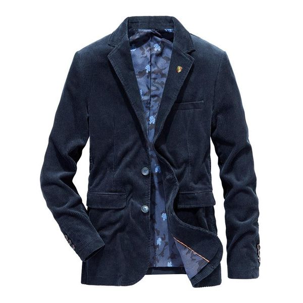 

men's suits & blazers casual blazer fashion autumn/winter cotton corduroy business clothing men, White;black