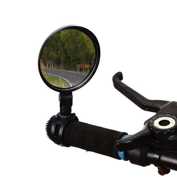 Grupos de bicicleta 2pcs 360 graus rotacionam espelhos traseiros de bicicleta para MTB Acessório de ciclismo amplo espelho retrovisor