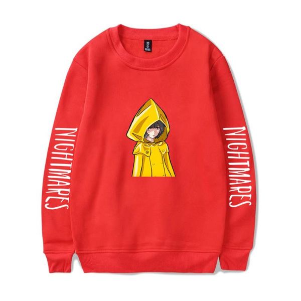 

men's hoodies & sweatshirts little nightmares sweatshirt o-neck tracksuit women/men's outwear harajuku streetwear fashion plus siz, Black