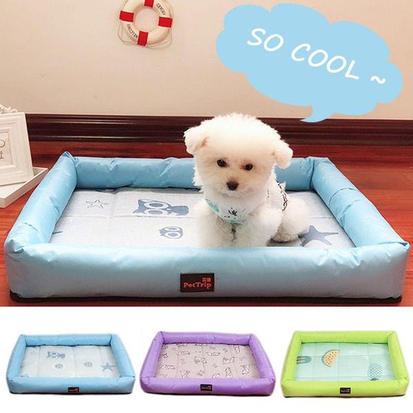 

pet dog bed house soft material nest sleep mat and summer cool kennel for cat puppy plus size drop kennels & pens