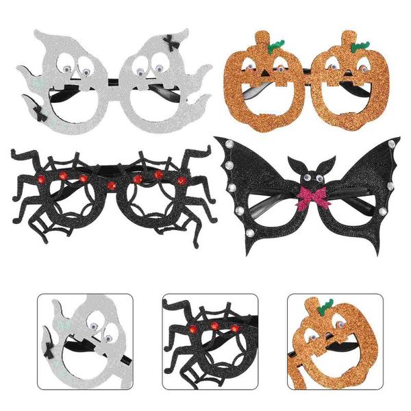 

outdoor eyewear 4pcs ghost festival decorative glasses unique cosplay