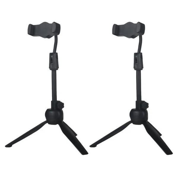 

cell phone mounts & holders 2pcs smartphone holder rotatable microphone support