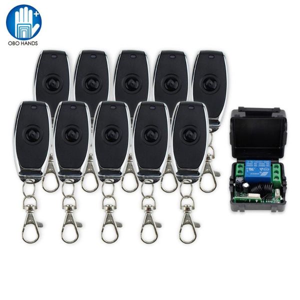 

hands wireless door remote control switch dc12v 1ch channel 315/433mhz for electric lock access system 30m fingerprint