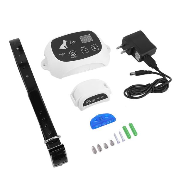 

dog houses & kennels accessories rechargeable waterproof wireless 1/2/3 fence no-wire pet containment system with progressive warning tone u