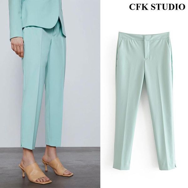 

women's pants & capris za 1:1 women long casual loose, Black;white