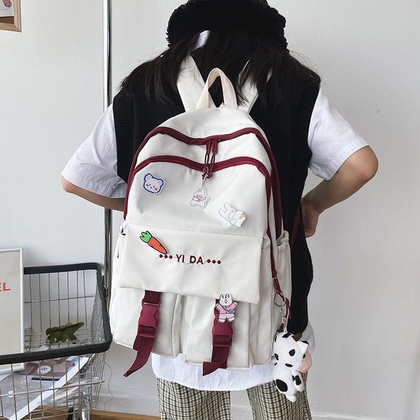 

school bags cute for teenage girls backpack women student bookbags high schoolbag 2021