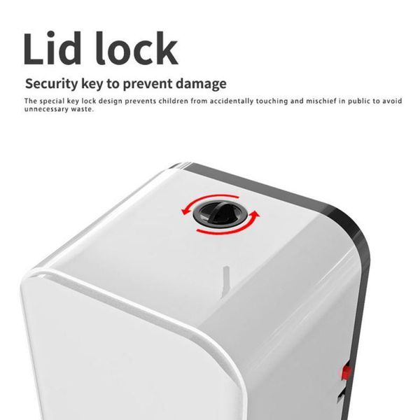 

liquid soap dispenser dispensers bathroom hardware 1500ml touchless automatic wall-mounted spray sensor hand clean